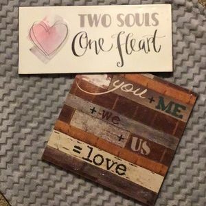 Love/Relationship Home Decor Signs